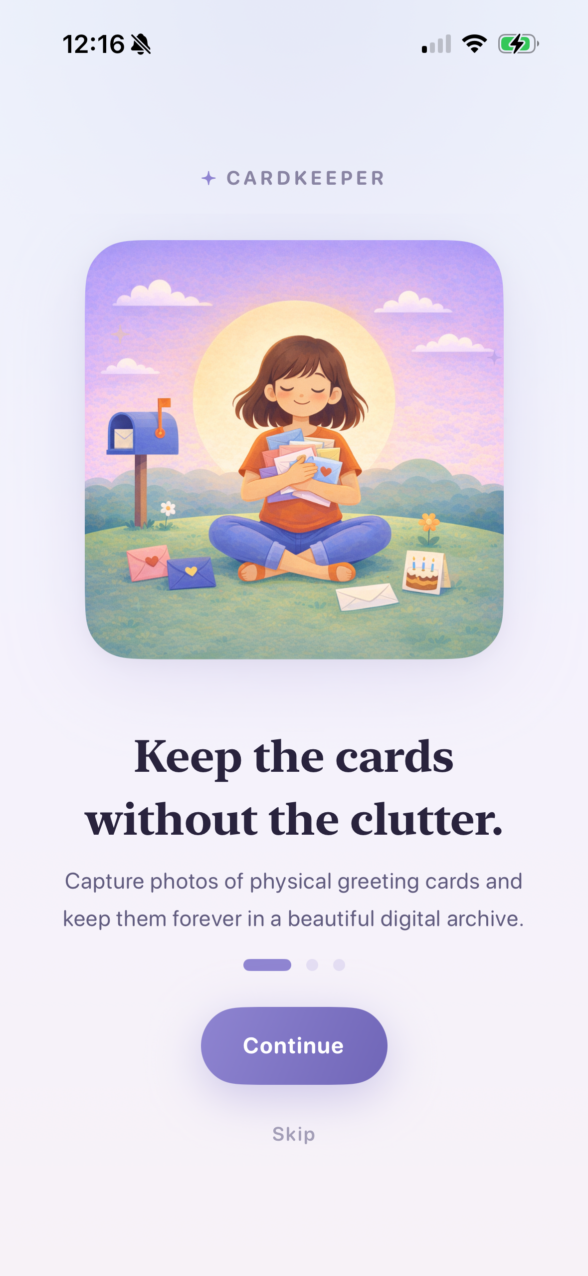 Keepi app - Keep the cards without the clutter